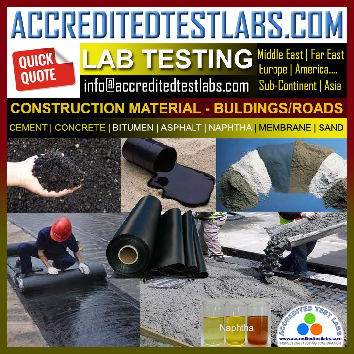 construction material testing