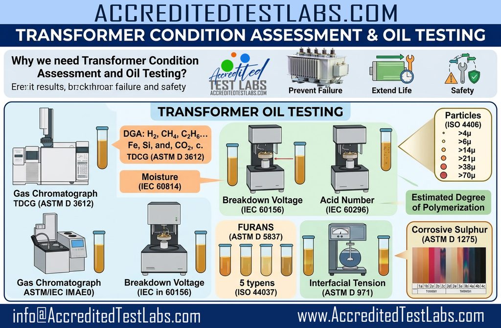 Transformer Condition Assessment TCA Oil Testing