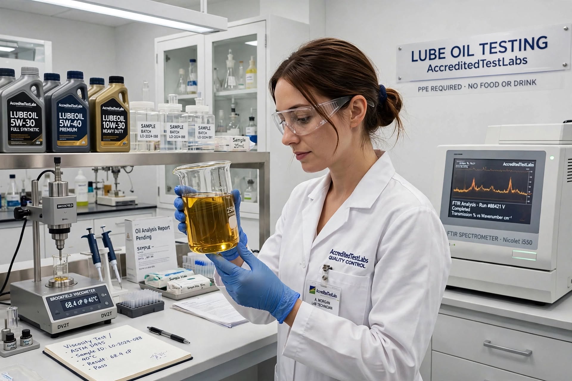 ISO 17025 Accredited Lube Oil Testing Lab