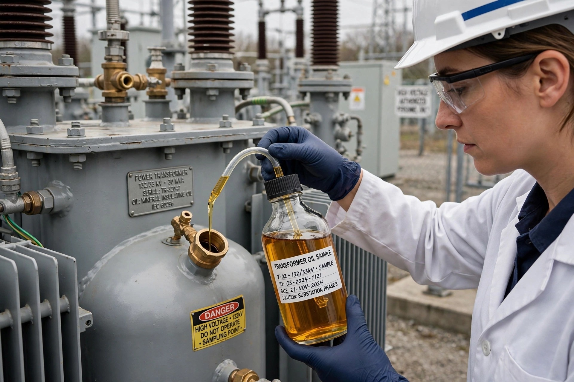 Transformer Oil Testing in ISO 17025 laboratory
